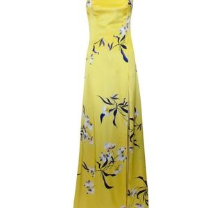 AMANDA UPRICHARD AVIVA GOWN IN HONEYSUCKLE